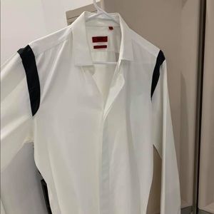 Hugh Boss tuxedo shirt